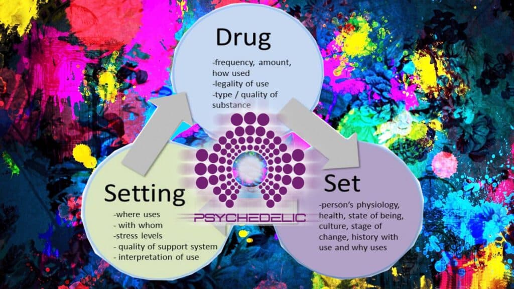 set setting -Psychedelic experience to find answers within