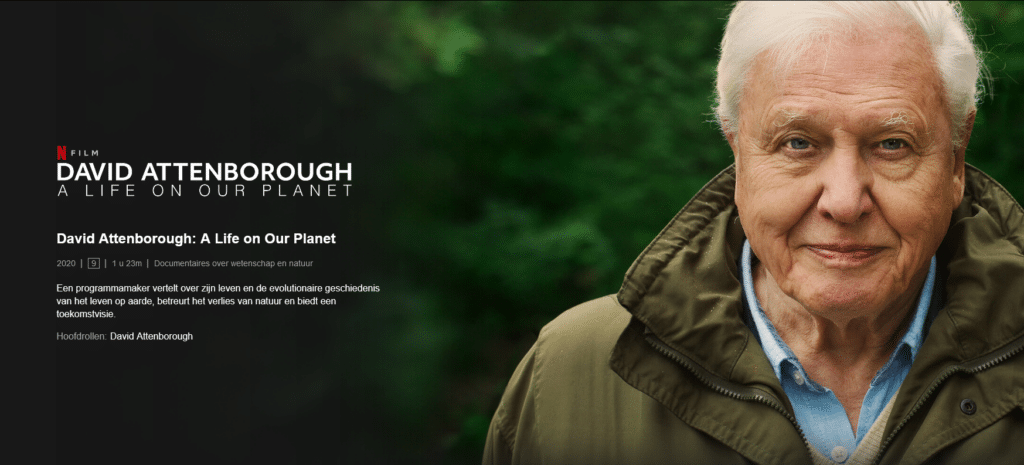 Screenshot 2021 03 17 David Attenborough A Life on Our Planet Officiele Netflix site 1 -Tevredenheid en verbondenheid tegen de wereldwijde depressie